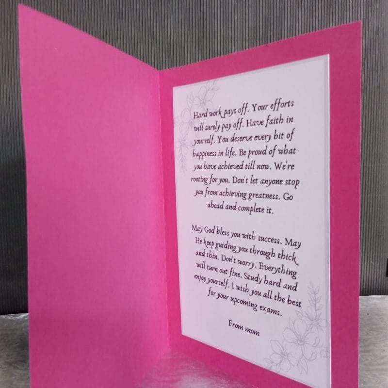 A4 Red You Got This Success Card