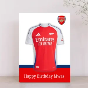 Arsenal Football Themed Birthday Card