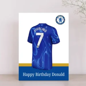 Chelsea Football Themed Birthday Card