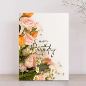 Floral Birthday Card for Her