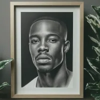 Hand-drawn Pencil Portrait