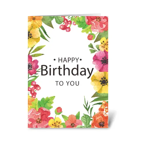 Mini birthday cards for kids' parties