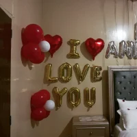 Anniversary Room Setup Surprise Decorations
