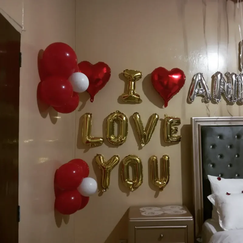Anniversary Room Setup Surprise Decorations