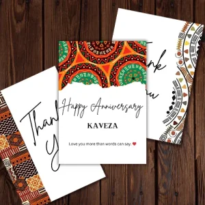 African inspired greeting cards ideas