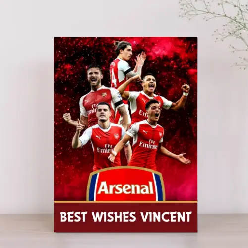 Arsenal FC Customized Success Card