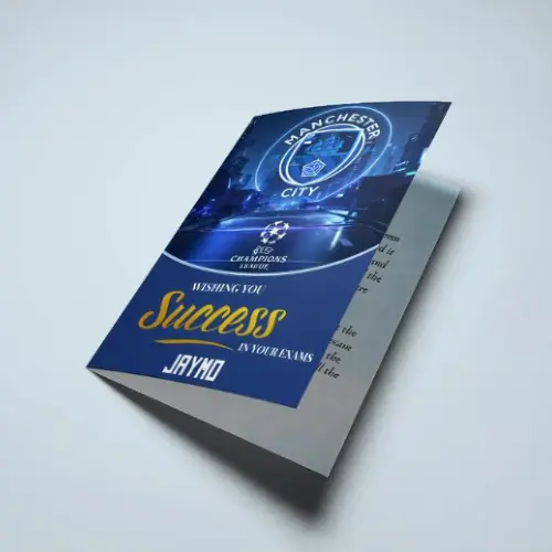 Manchester City Custom Success Card