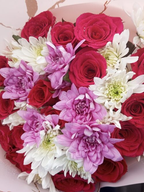 Roses and Mums Bouquet