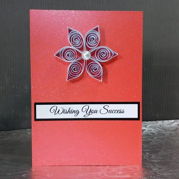 Red Success Card