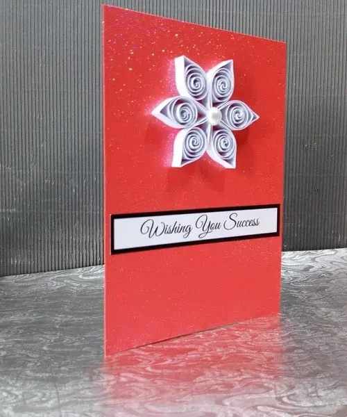 Red Success Card