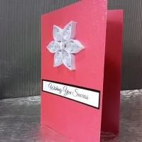 Glitter Pink Success Card