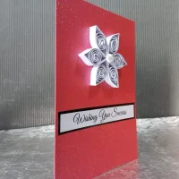 Glitter Pink Success Card