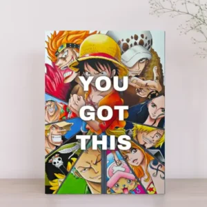 anime themed manga success card