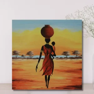 African Woman Canvas Art