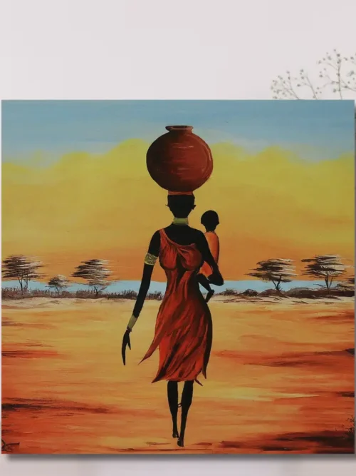 African Woman Canvas Art