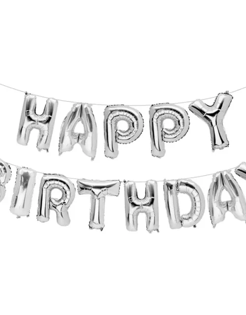 Happy Birthday Foil Banner