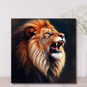 lion wall art Kenya