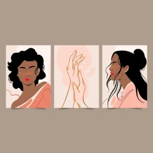 Three-Piece Elegant Canvas Print Set