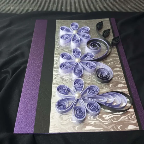 luxury birthday card (3) handmade card