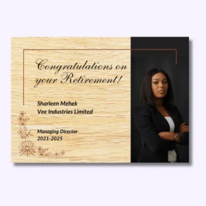Retirement Cards with Company Logo