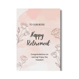 Farewell Gifts & Retirement Cards for Colleagues