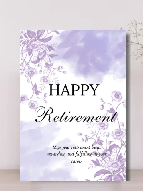 Bulk Retirement Cards