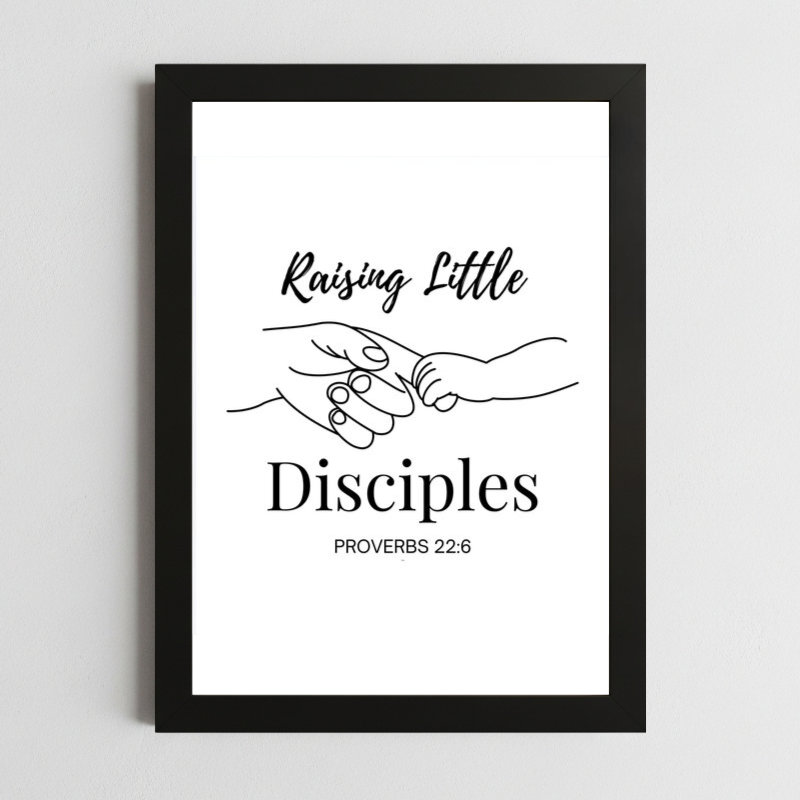 Proverbs 22:6 Wall Art Kenya – Framed Christian Parenting & Guidance