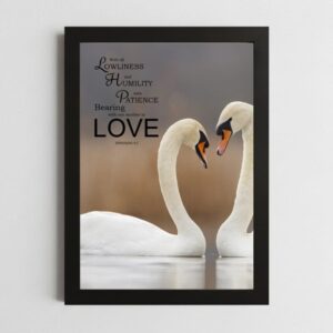 Ephesians 4:2 Patience Wall Art Kenya – Framed Christian Humility & Love