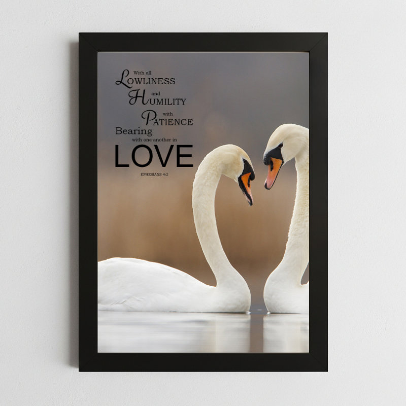 Ephesians 4:2 Patience Wall Art Kenya – Framed Christian Humility & Love