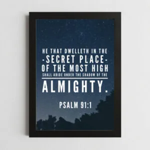 Psalms 91:1 Wall Art