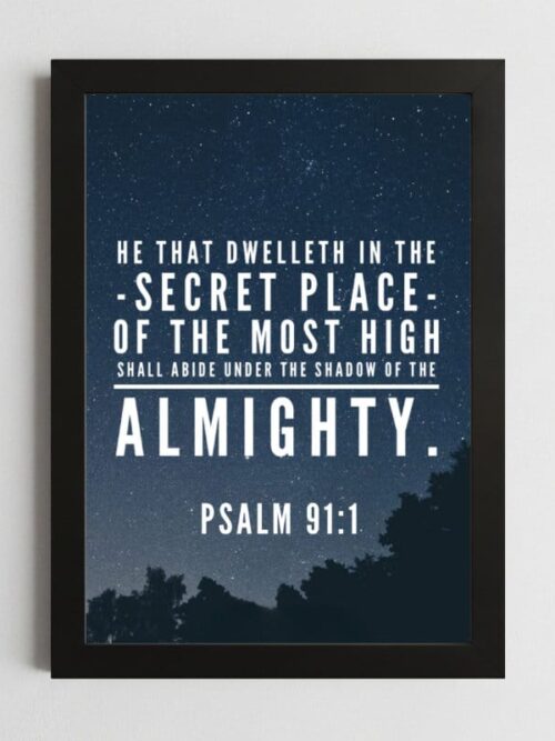 Psalms 91:1 Wall Art