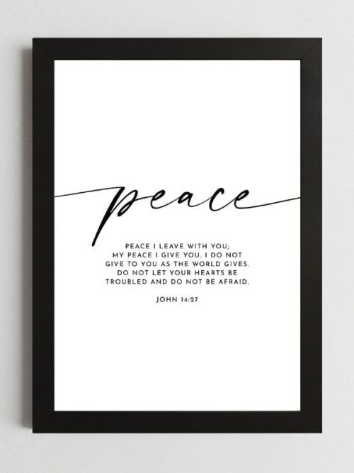 John 14:27 Wall Art
