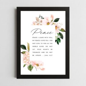 John 14:27 Peace Wall Art
