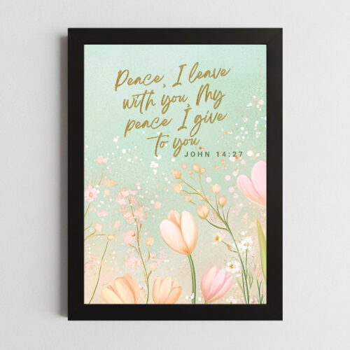 John 14:27 Inspirational Wall Art