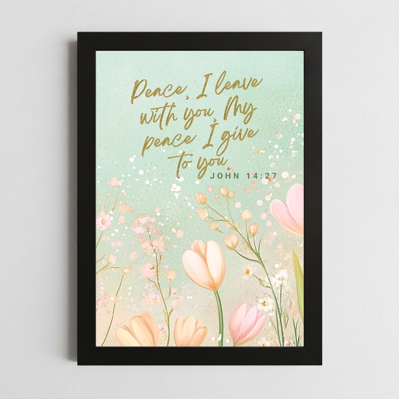 John 14:27 Inspirational Wall Art