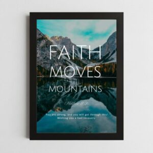 Matthew 11:20 Wall Art – Framed Christian Scripture Print
