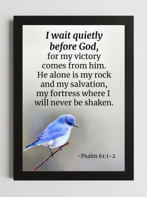 Bible Verse Wall Art Mockup_57 Psalm 61:1-2 Wall Art – Framed Christian Refuge & Prayer