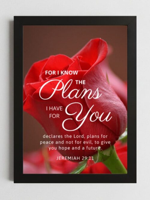 Bible Verse Wall Art Mockup_77 Jeremiah 29:11 Wall Art – Framed Christian Hope & Future