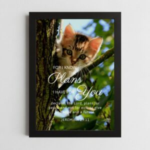 Jeremiah 29:11 Promises Wall Art – Framed Christian Hope & Future