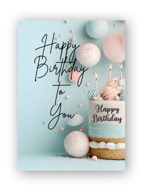 Floral Birthday Card