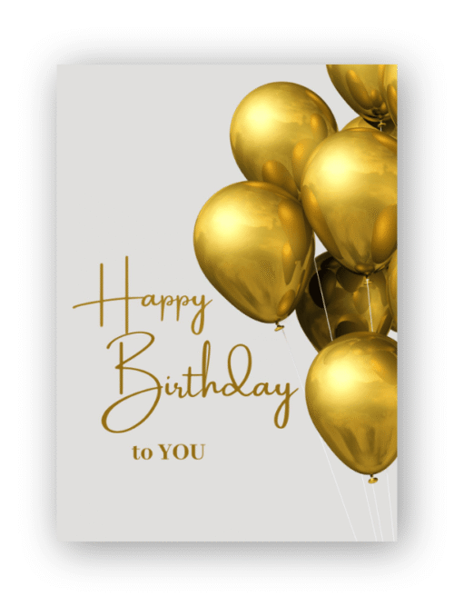 Name-Printed Birthday Card