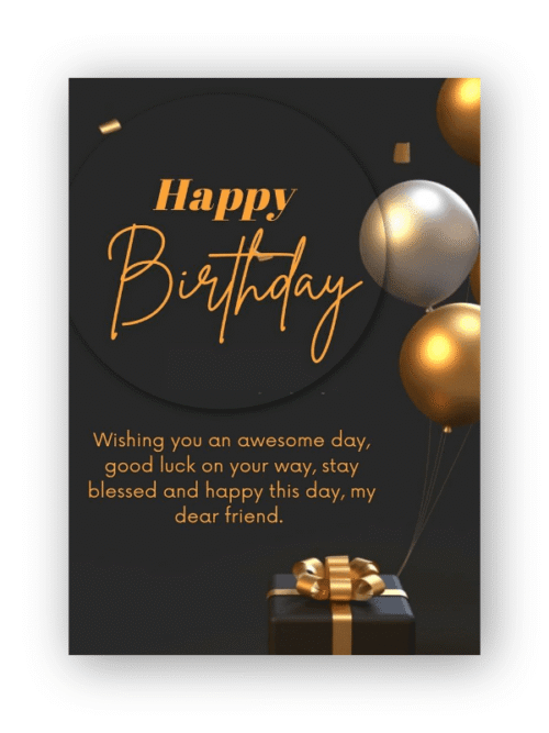 Floral Watercolor Birthday Card