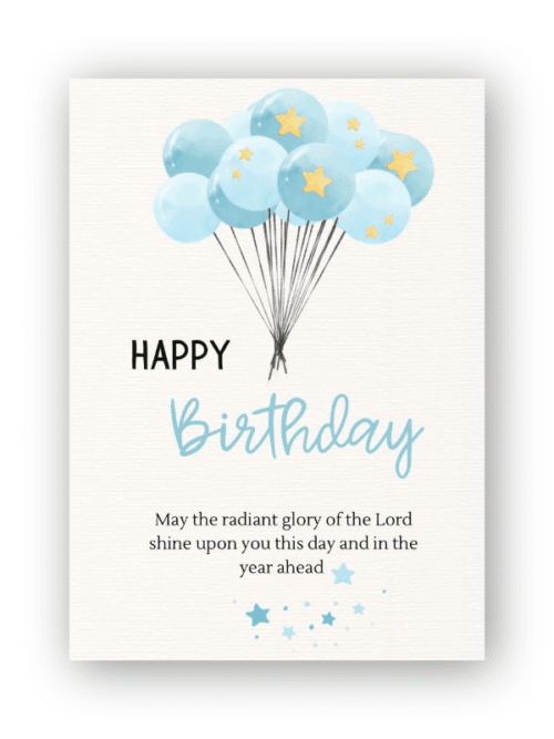 Elegant Black & Gold Birthday Card