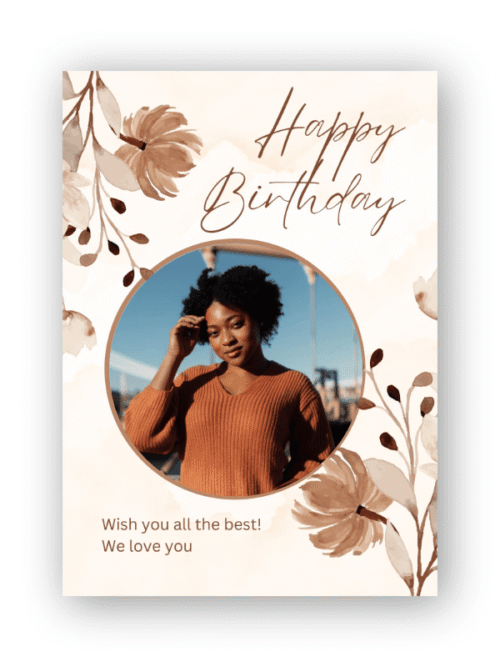 Photo Strip Birthday Card