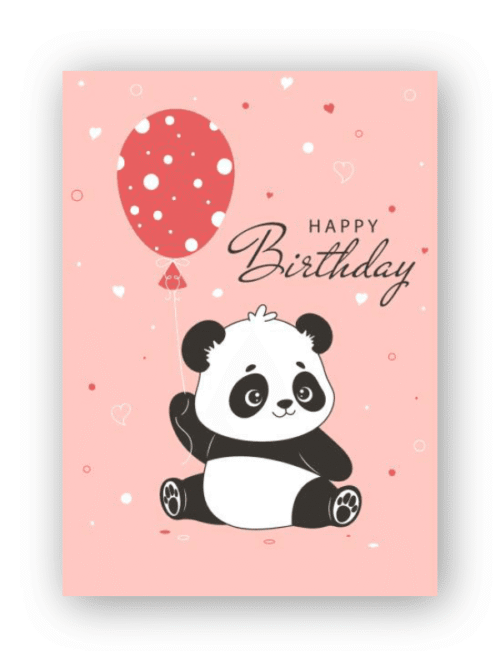 Rainbow Layered Birthday Card