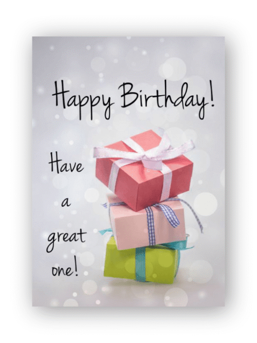Kids’ Birthday Card – Playful & Bright