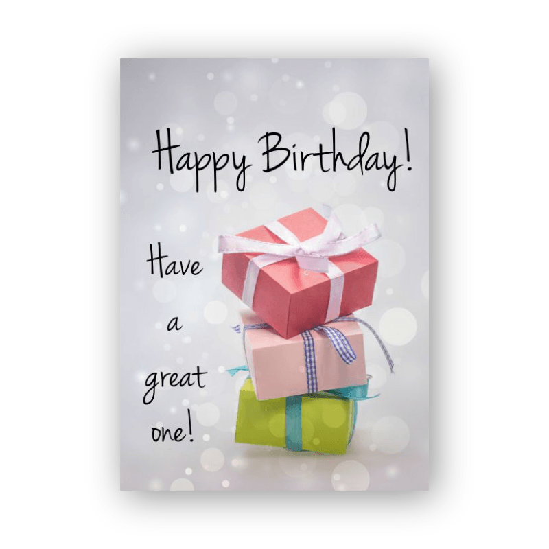 Kids’ Birthday Card – Playful & Bright