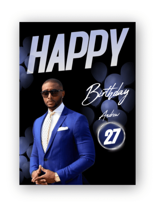 Minimalist Modern Birthday Card