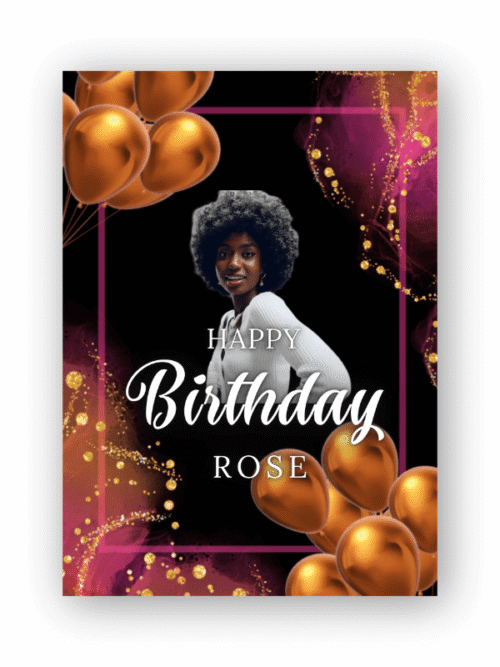 Personalized Age Milestone Card