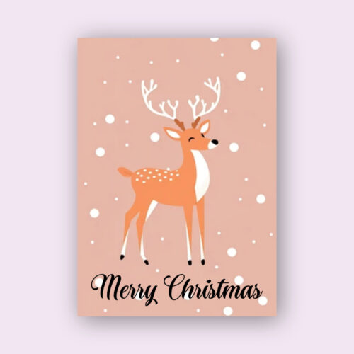 Minimalist Christmas card